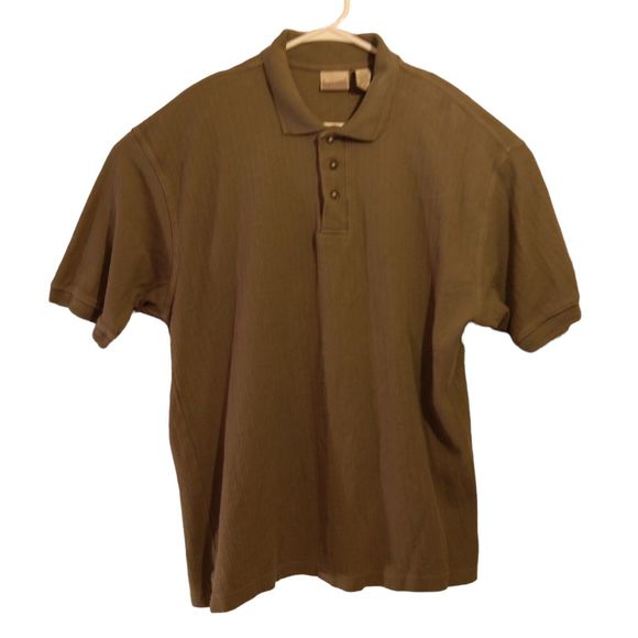 Fieldmaster Other - Fieldmaster vintage polo shirt mens L Large green short sleeve button collar